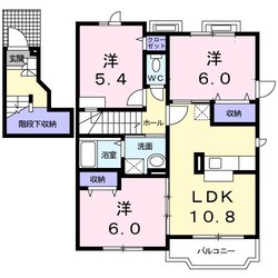 エスポワールの物件間取画像